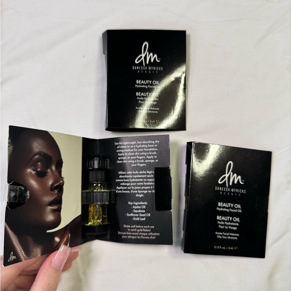 Danessa Myricks Hydration Facial Beauty Oil 0.13floz Lot of 3 BRAND NEW